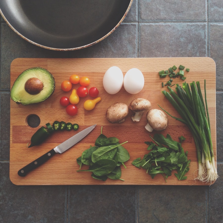 Home cook preparing a meal in a kitchen